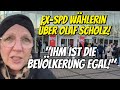 Ex-SPD Wählerin: "KEIN Respekt vor Olaf Scholz!" DEMO gegen Bundeskanzler &amp; Wahlkampf der SPD Lünen