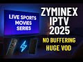 Zyminex IPTV 2025 – Best IPTV Service with No Buffering &amp; Huge VOD
