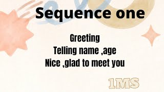 الدرس العاشر للسنة الأولي  متوسطtelling name ,age / nice,glad to meet you (اسمي وعمري بالإنجليزي )
