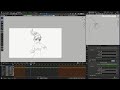 Animating a commision | 2d Animation Process Blender Grease Pencil