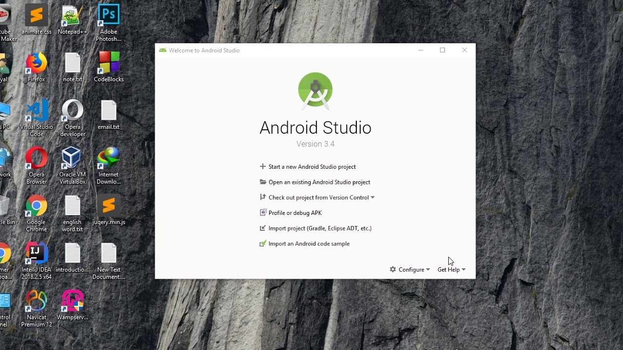 install android studio windows