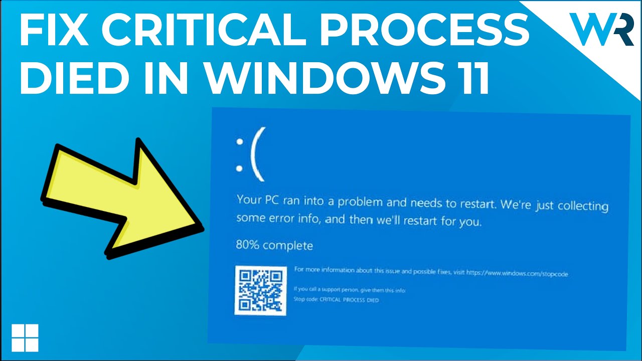 Fahrenheit confusion Go down Fix Critical Process Died BSOD Error in Windows 11
