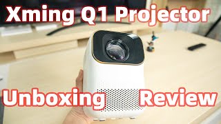 Best Budget Portable Xming Q1 Projector Unboxing Review 2021 | Exclusive WANOS AVE Technology