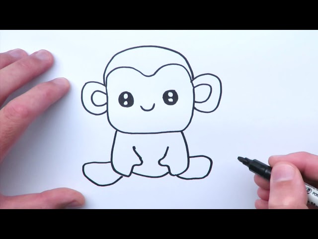 Como Desenhar a Ilustração Passo a Passo Do Desenho Animado Com Fundo  Branco Ilustração Stock - Ilustração de macaco, crocodilo: 181566675