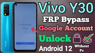 Vivo Y30 FRP Bypass || Android 11/12/13 || Google Account Unlock || Without Pc || New Method || 2023