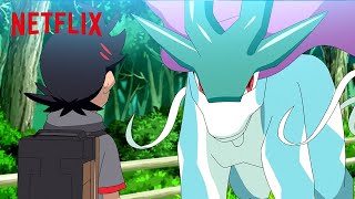 Goh’s Legendary Pokémon Suicune 🌊 Pokémon Master Journeys | Netflix After School