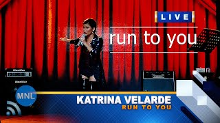 [LYRICS] RUN TO YOU (WHITNEY HOUSTON) (Katrina Velarde) Momentum Live MNL [8K]