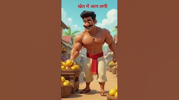 KISAN KE AAM || AI GENERATED #cartoon #kidseducatio #cartooncharacter #panchatantrastories #ani