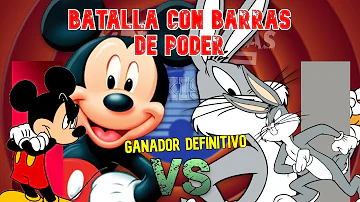 Mickey Mouse vs Bugs Bunny | CON BARRAS de PODER | Épicas Batallas de Rap del Frikismo T2 | Keyblade