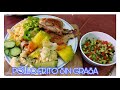 Como hacer POLLO FRITO CASERO con COLIFLOR Y ZANAHORIA Comida adecuada PARA HIPERTENSOS O DIABETICOS