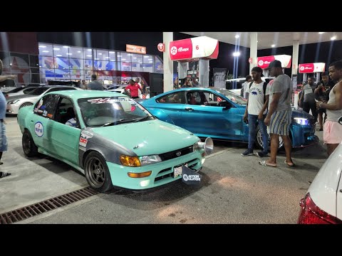 2ZZ-GE Nitrous Vs K24 Nitrous Street Race | BMW M3 Competition Vs Audi S4
