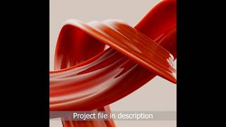 Liquid ribbon  #motiongraphic #3dproductanimation  #chocolate #flipfluids #houdinitutorial #redshift