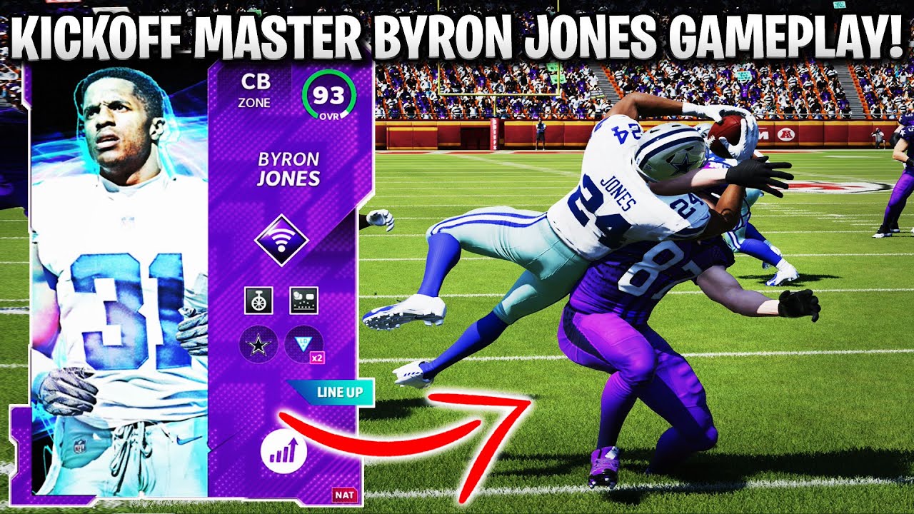 90 OVERALL KICKOFF MASTER BYRON JONES WITH AN INSANE INTERCEPTION IN HOUSE RULES! | MADDEN 21