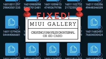 MIUI Gallery Creating Junk Files On SD Card / Internal Memory (FIXED!)