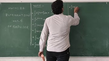INTER SECOND YEAR MATHS 2B INTEGRATION TOPIC PART 5 BY RAJU SIR