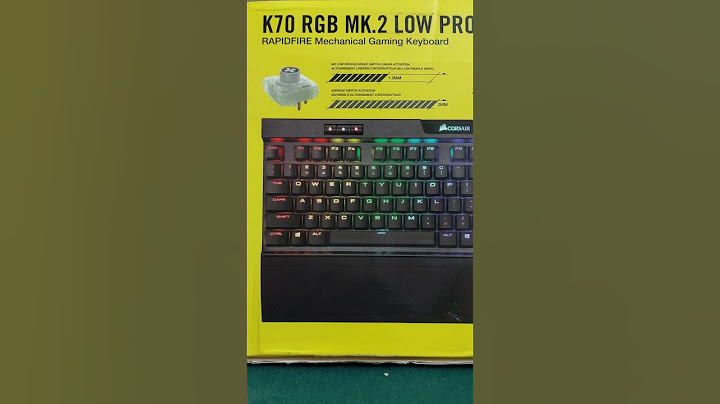 corsair k70 rgb mk.2 low profile mechanical keyboard #ytshorts #shorts #youtubeshorts