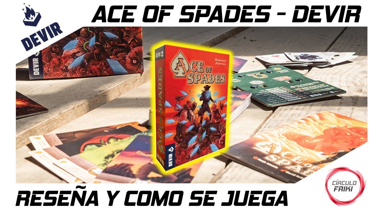 ⭕ ACE OF SPADES 🃏 Reseña y Cómo se juega / Tutorial 🤠 Juego de mesa - Devir