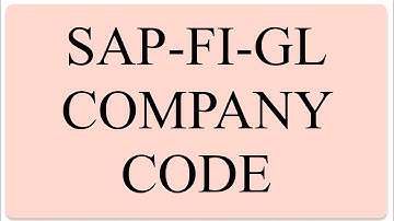 COMPANY CODE CREATION in SAP | SAP-FI-GL COMPANY CODE