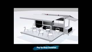 Wholesale Pop Up Container Shop  Modern design