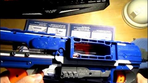 Auto-Loading Clip-fed Nerf Rampage 3K (Initial Demo - From 2012)