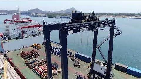 LLEGADA DE GRÚAS E-RTG