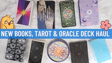 NEW BOOKS, TAROT & ORACLE DECKS in my collection: I regret nothing 😁