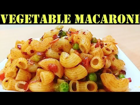 vegetable-masala-macaroni---recipe-indian-style-|-jain-food-recipe-|-recipe-in-hindi