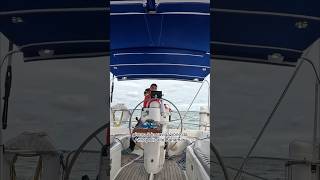 Day 2 sailing from Annapolis to the Bahamas ⛵️ #sailing #boatlife #sailboat #sailinglife