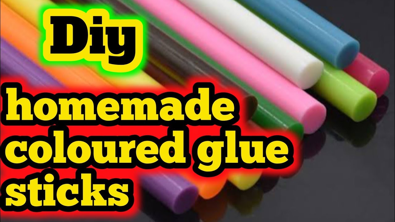 Homemade glue stick, Homemade glue gun sticks