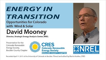 Energy In Transition. NREL