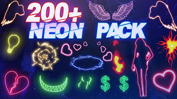Neon Effect Pack | 200+ Neon Vfx Pack for Kinemaster , Alight Motion, Filmora || @THE HARSH TECH