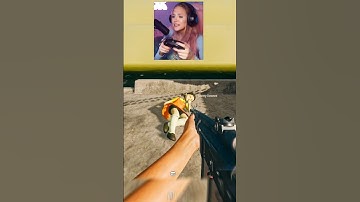 Squalz Vs Toxic Egirl Streamer..🏂💀 #shorts #cod #warzone streamers #movement #skins #viral