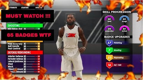 New 65 Badge Slashing Playmaker Build is a DEMIGOD! Most Badges on ANY Build in NBA 2K20