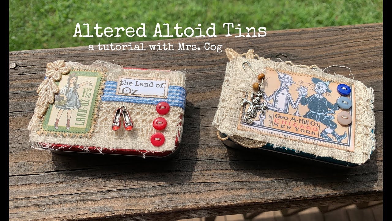 Tutorial: Altered Altoid Tins for Microjournals 