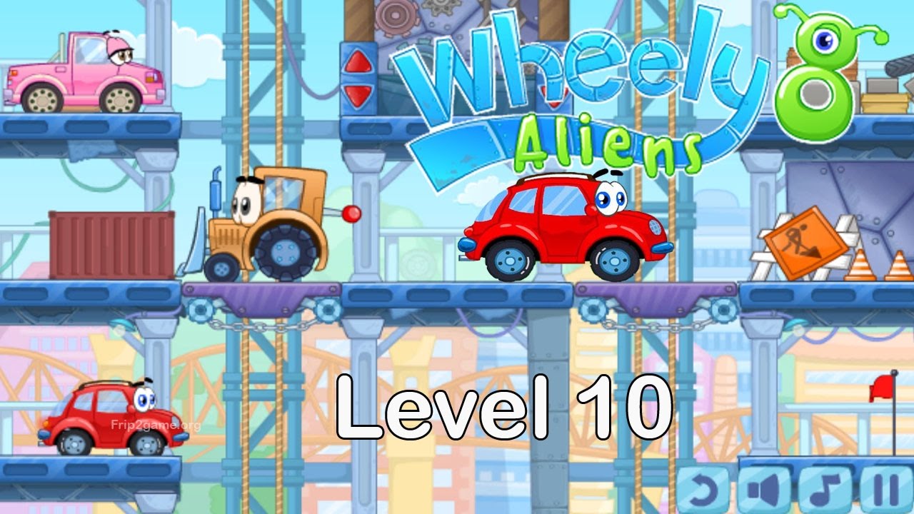 Wheely 8: Aliens Level 10 By Kizi Walkthrough - YouTube.