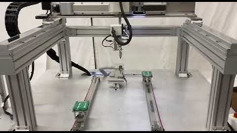 Unix GF Series Twin Table. Robotic Soldering by Fancort Industries, Inc.
