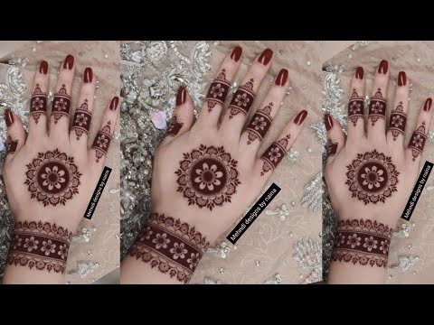 New easy & stylish mehndi design | Simple mehndi design | mehndi ka design | mehandi design .