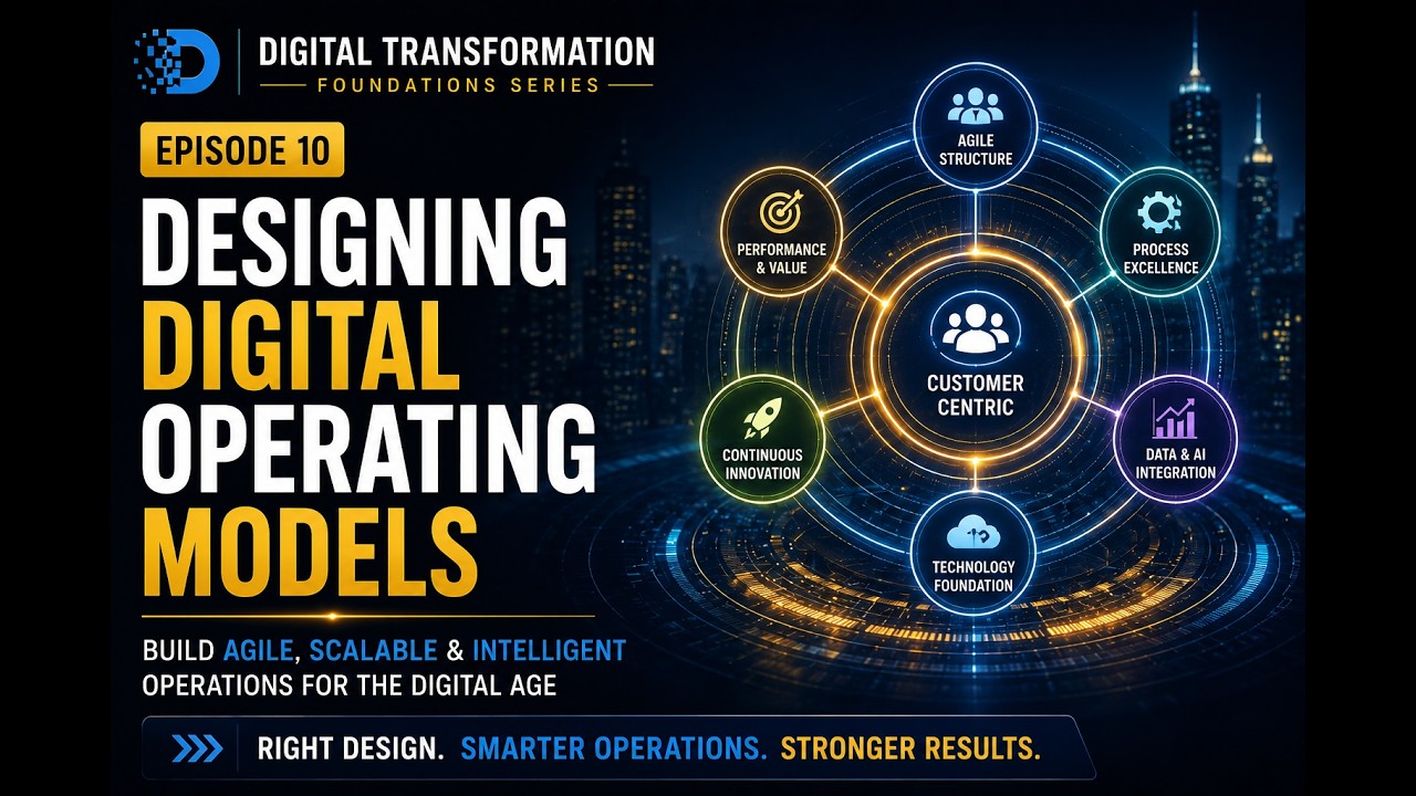 Designing Digital Operating Models: The Blueprint for Speed, Scale & Innovation (Episode 10)