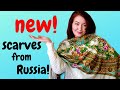 My new Russian Pavlovo Posad Shawls have arrived! 5 new Russian shawls and how to wear them.