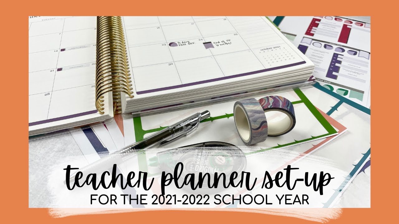 EC TEACHER LESSON PLANNER SET-UP! | 2021-2022 school year | tattooed teacher plans
