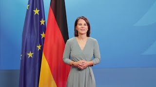 Aussenministerin Annalena Baerbock zum Tag der Deutschen Einheit