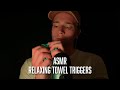 ASMR Towel Scratching and Scrunching (No Talking)