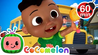 Wheels on the Bus  🚍 | Cody Time 🦖 | 🔤 Subtitled Sing Along Songs 🔤 | Cartoons for Kids