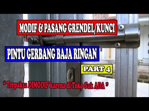 Video: Pengait Pada Pintu Pagar Yang Diperbuat Daripada Papan Bergelombang: Jenis Kunci Dan Selak. Bagaimana Membuat Bolt Dengan Tangan Anda Sendiri Di Gawang Dari Lembaran Profesional?