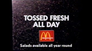 McDonald's Salad Ad Australia 1989