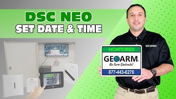 How to Set Time & Date PowerSeries Neo Touchscreen