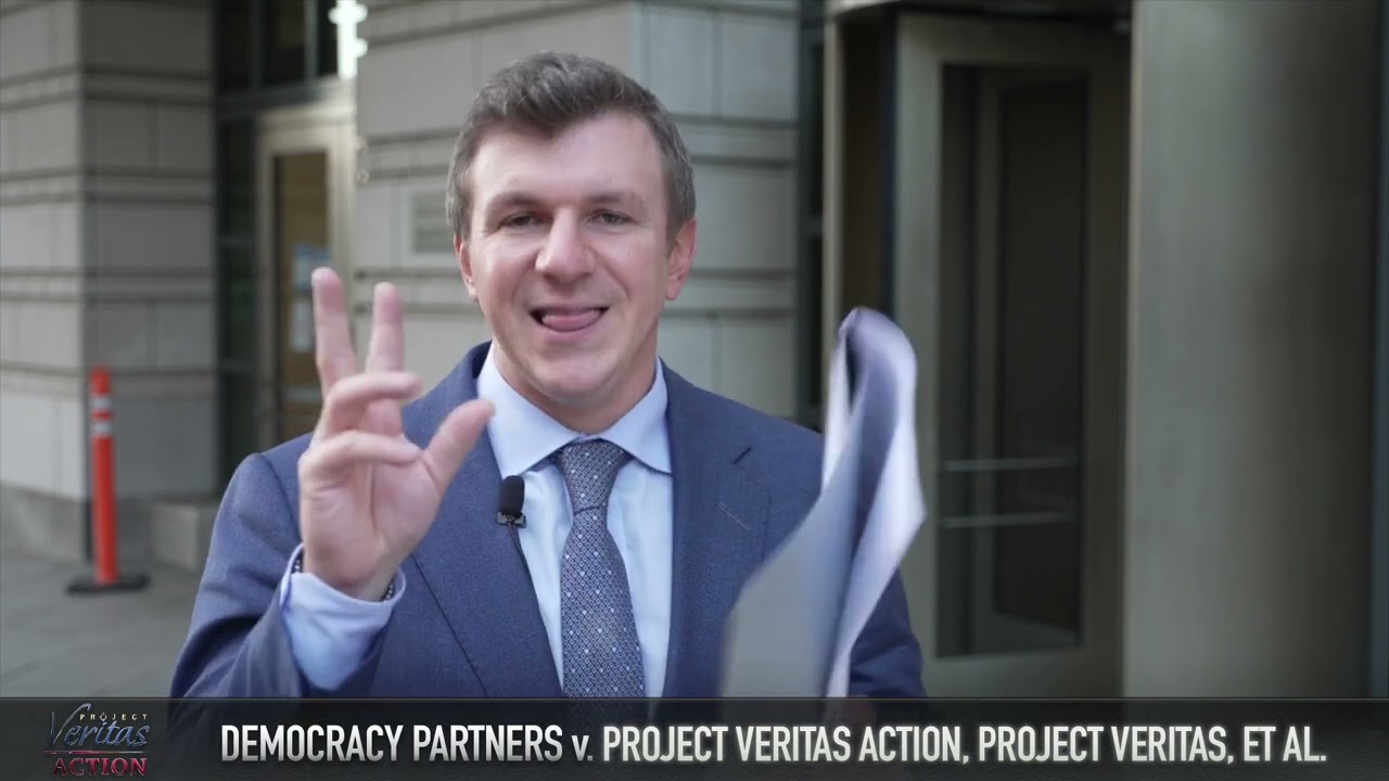 O’Keefe announces appeal in Democracy Partners v. Project Veritas Action, Project Veritas, et al.