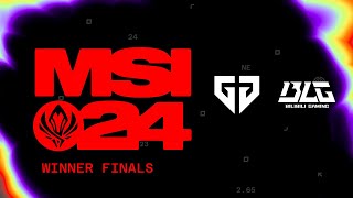 MSI 2024 SA SA1NOM  - GENG VS BLG - WINNER BRACKET FINALS