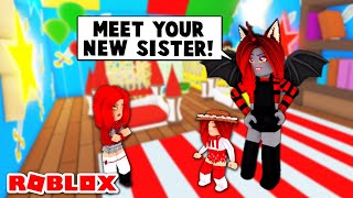 My Child Meet's Their NEW BABY Sister In Adopt Me! (Roblox)
