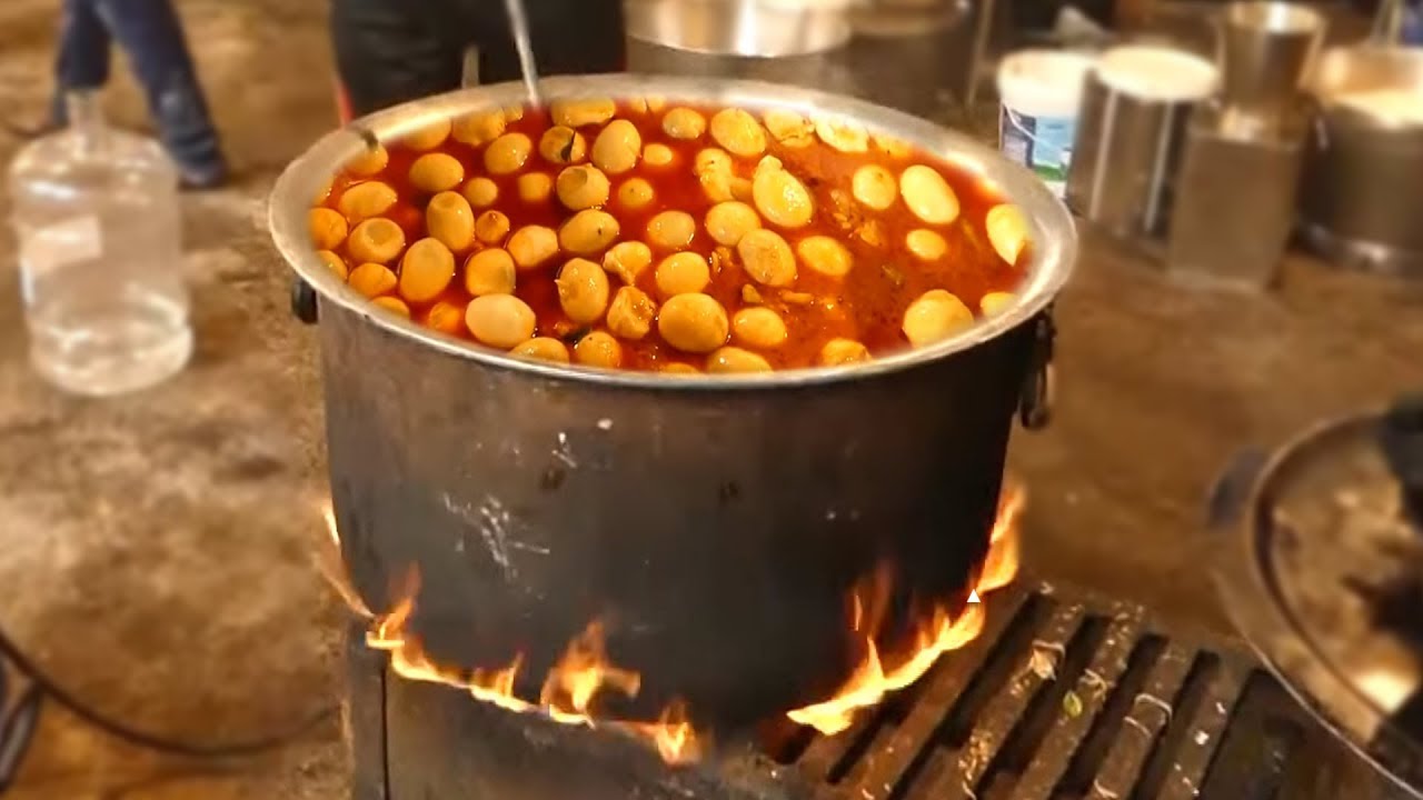 Mango Egg Curry Making for 500 People | Street Food | KikTV Network